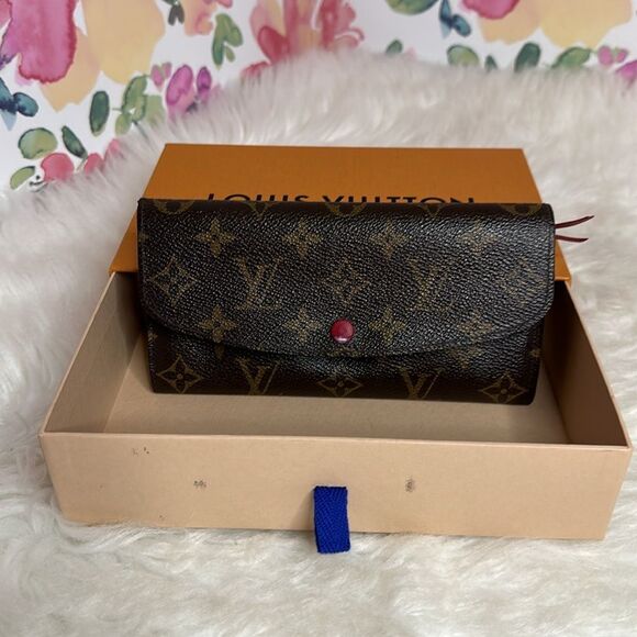 💯Authentic Louis Vuitton Emilie Monogram Long Wallet🍀 - Picture 11 of 15